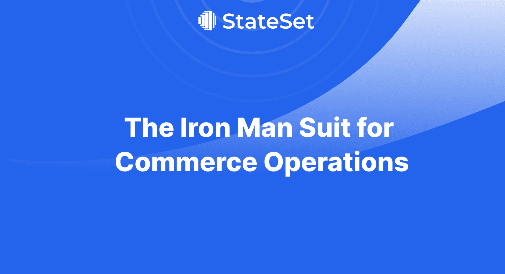 The 'Iron Man Suit' for Operations